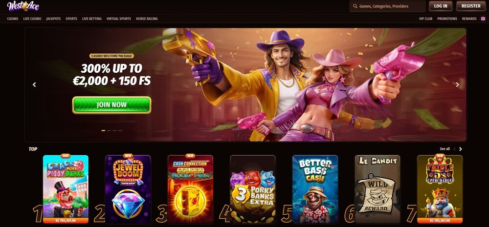 westace casino homepage